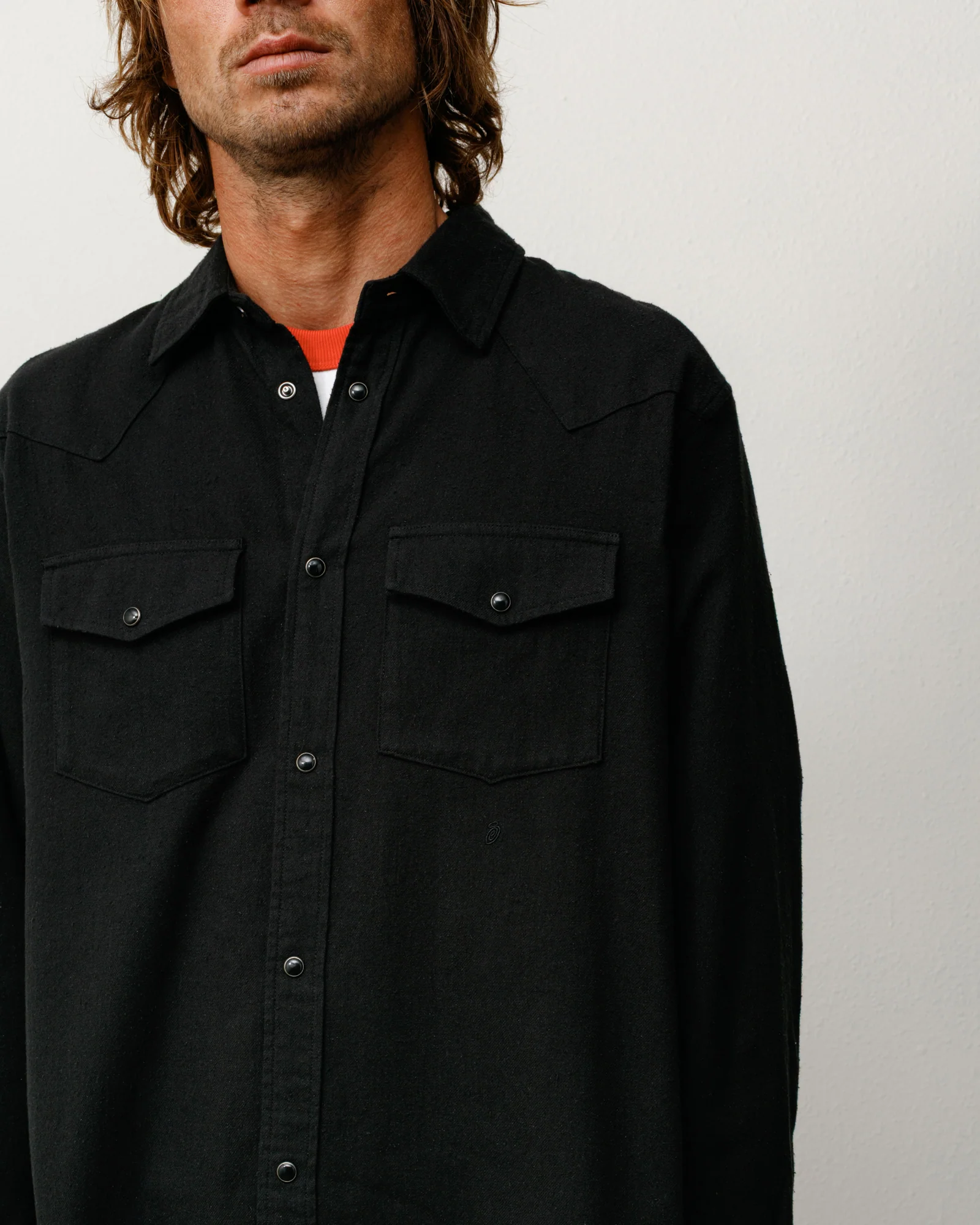 COTTON SILK WESTERN SHIRT - Image 2