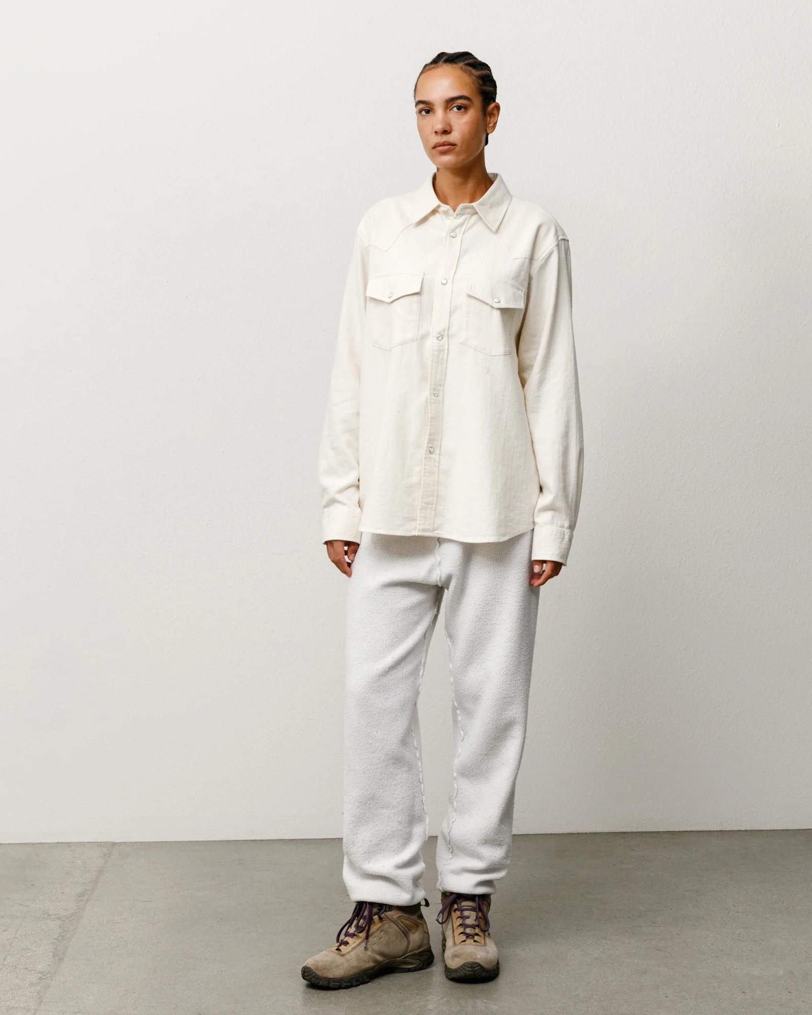 COTTON SILK WESTERN SHIRT - Image 3