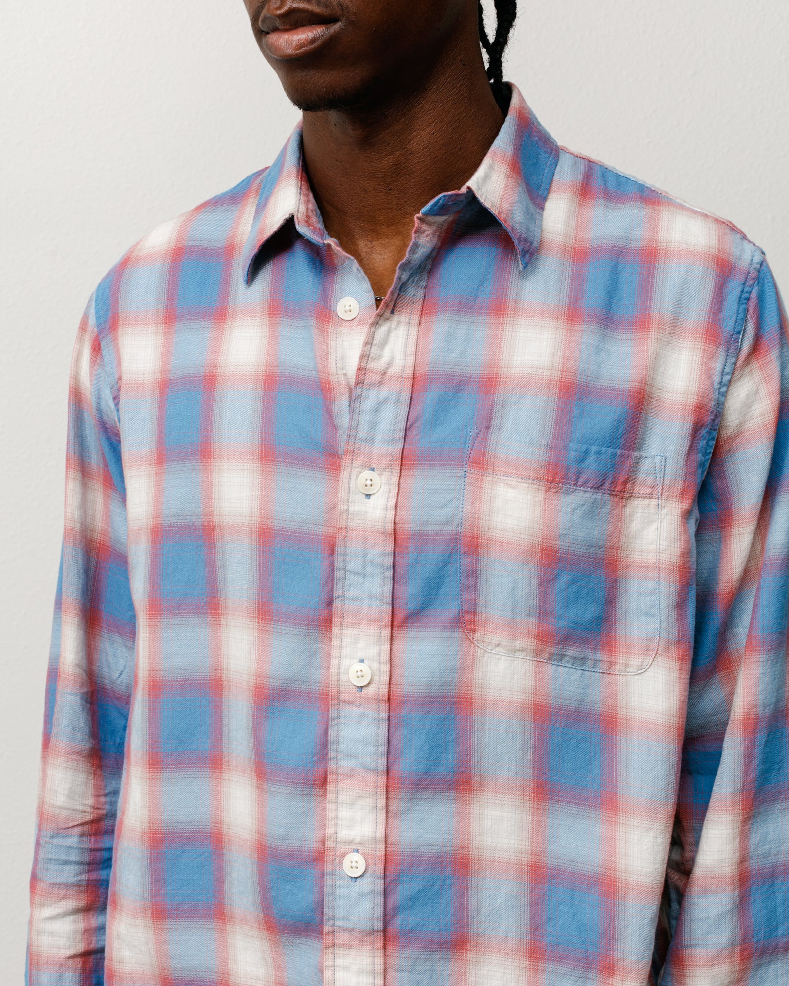 BEACH OMBRE PLAID SHIRT - Image 2