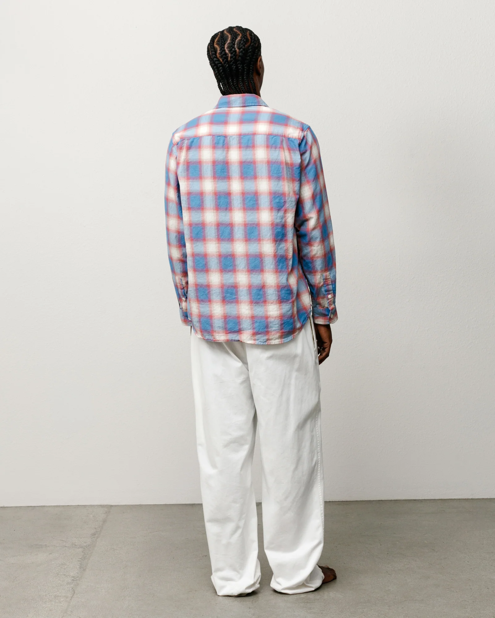 BEACH OMBRE PLAID SHIRT - Image 3