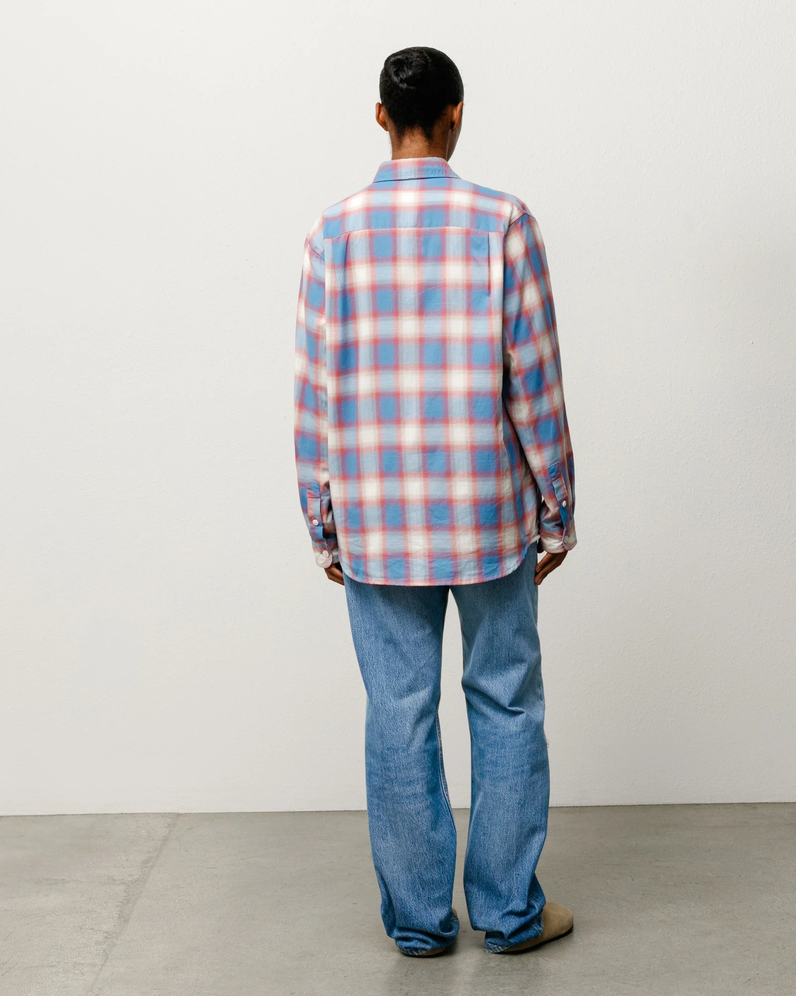 BEACH OMBRE PLAID SHIRT - Image 5
