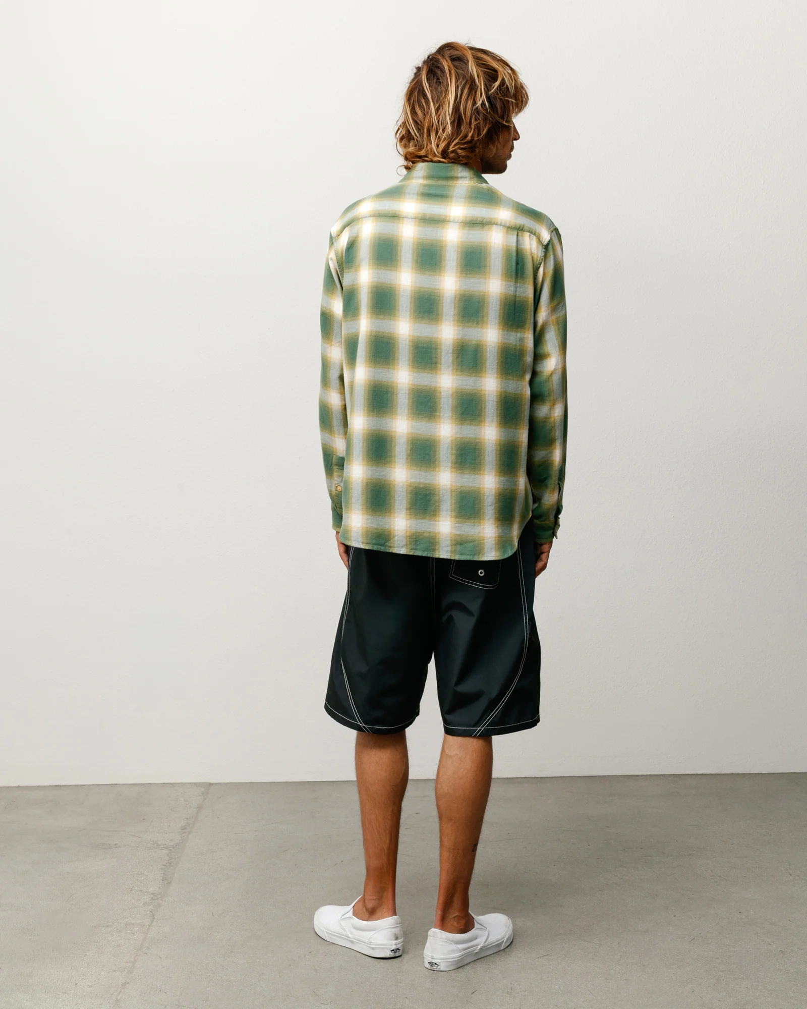 BEACH OMBRE PLAID SHIRT - Image 5