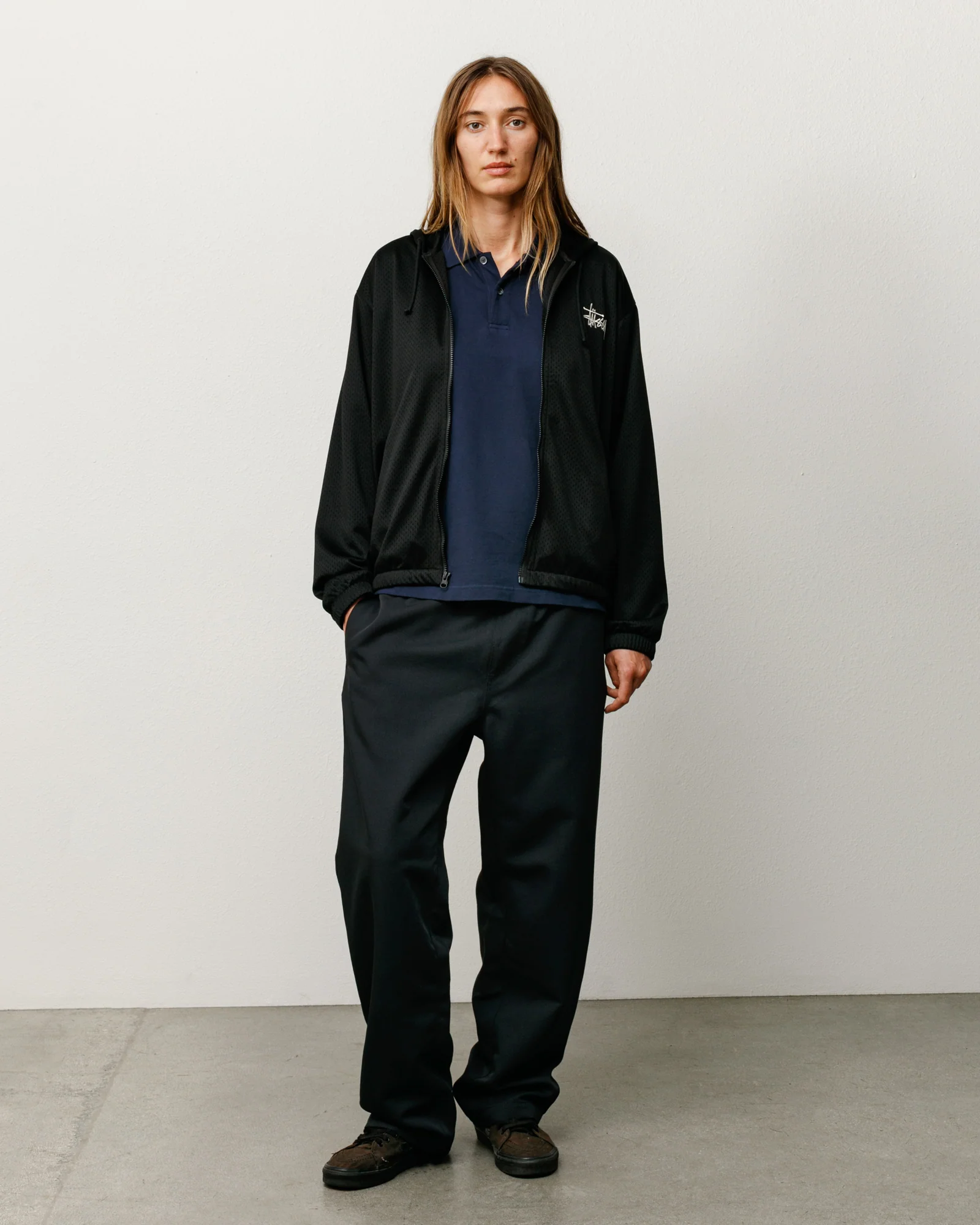 ATHLETIC MESH ZIP HOODIE - Image 3