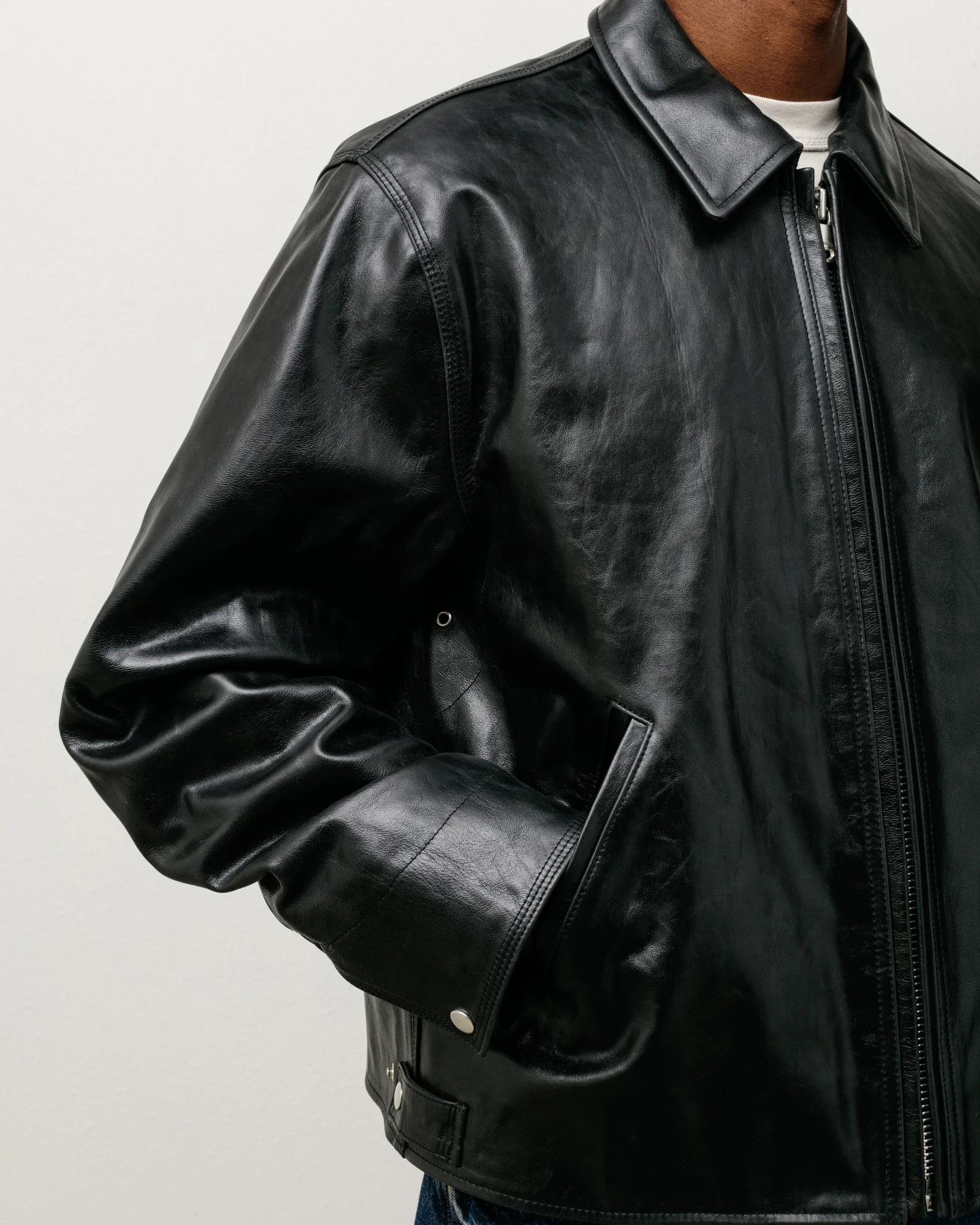 GARAGE JACKET LEATHER - Image 4