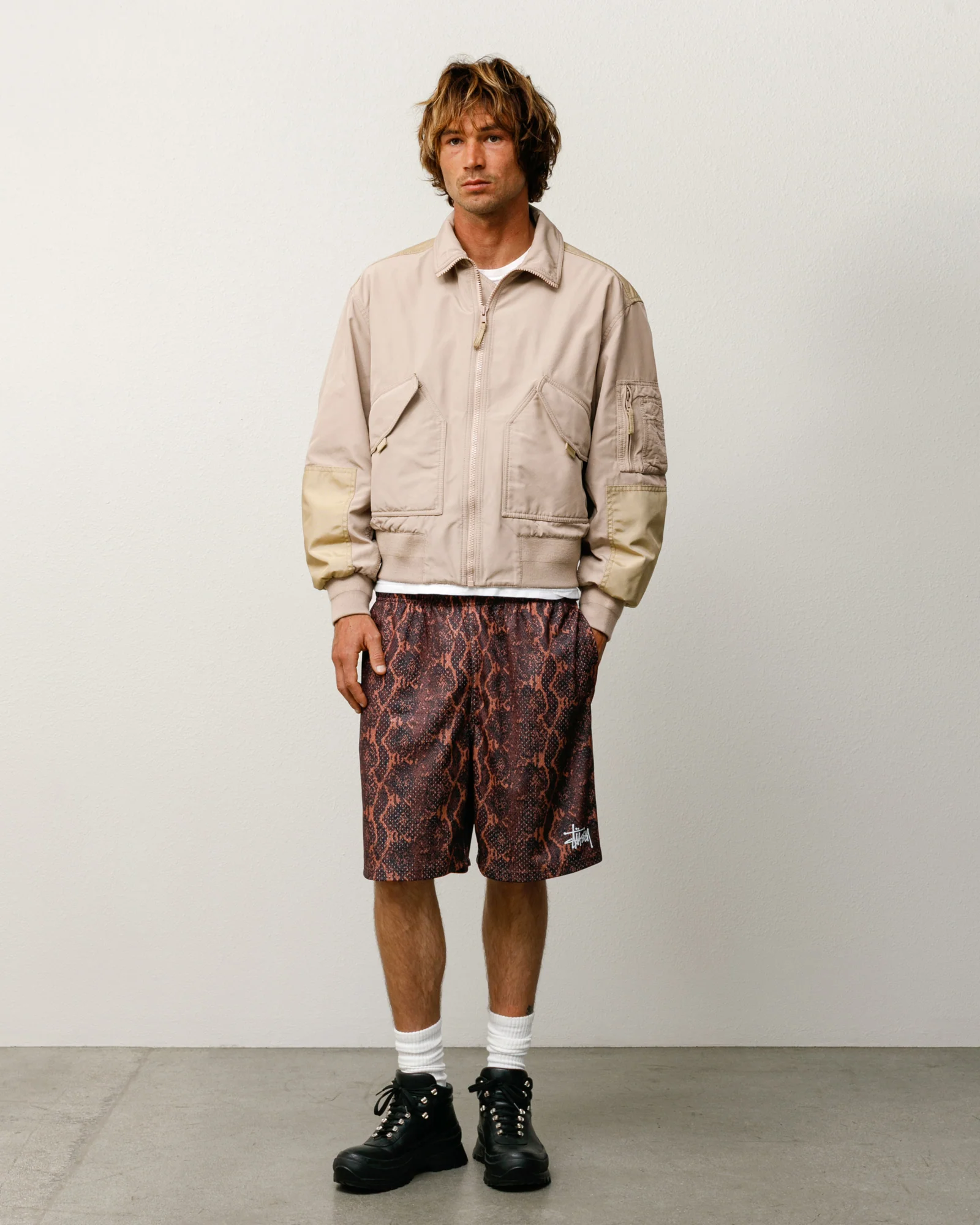 MOCK NECK FLIGHT BOMBER