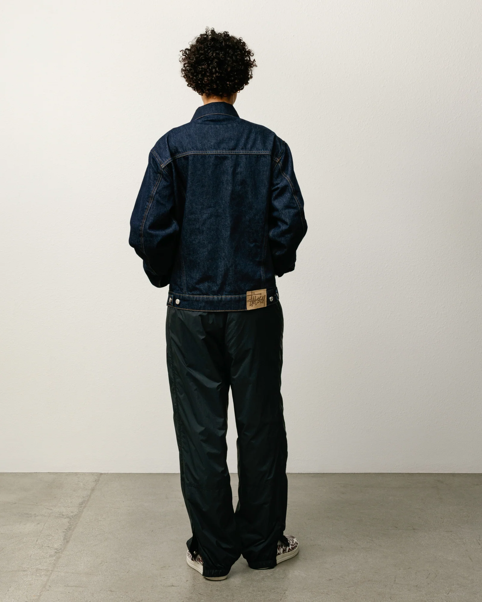 LINED DENIM TRUCKER JACKET - Image 5
