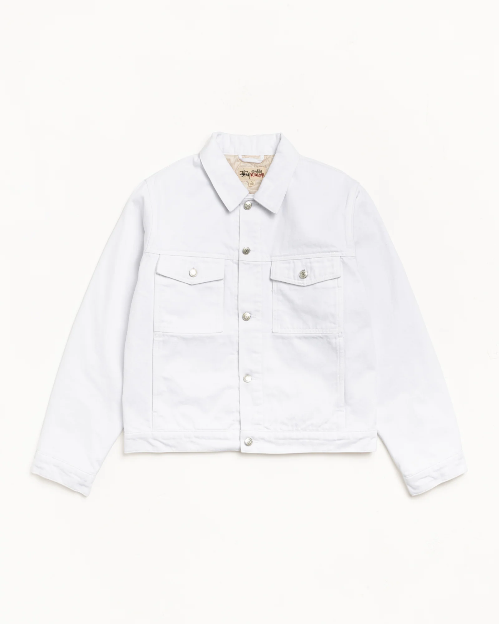 LINED DENIM TRUCKER JACKET - Image 7