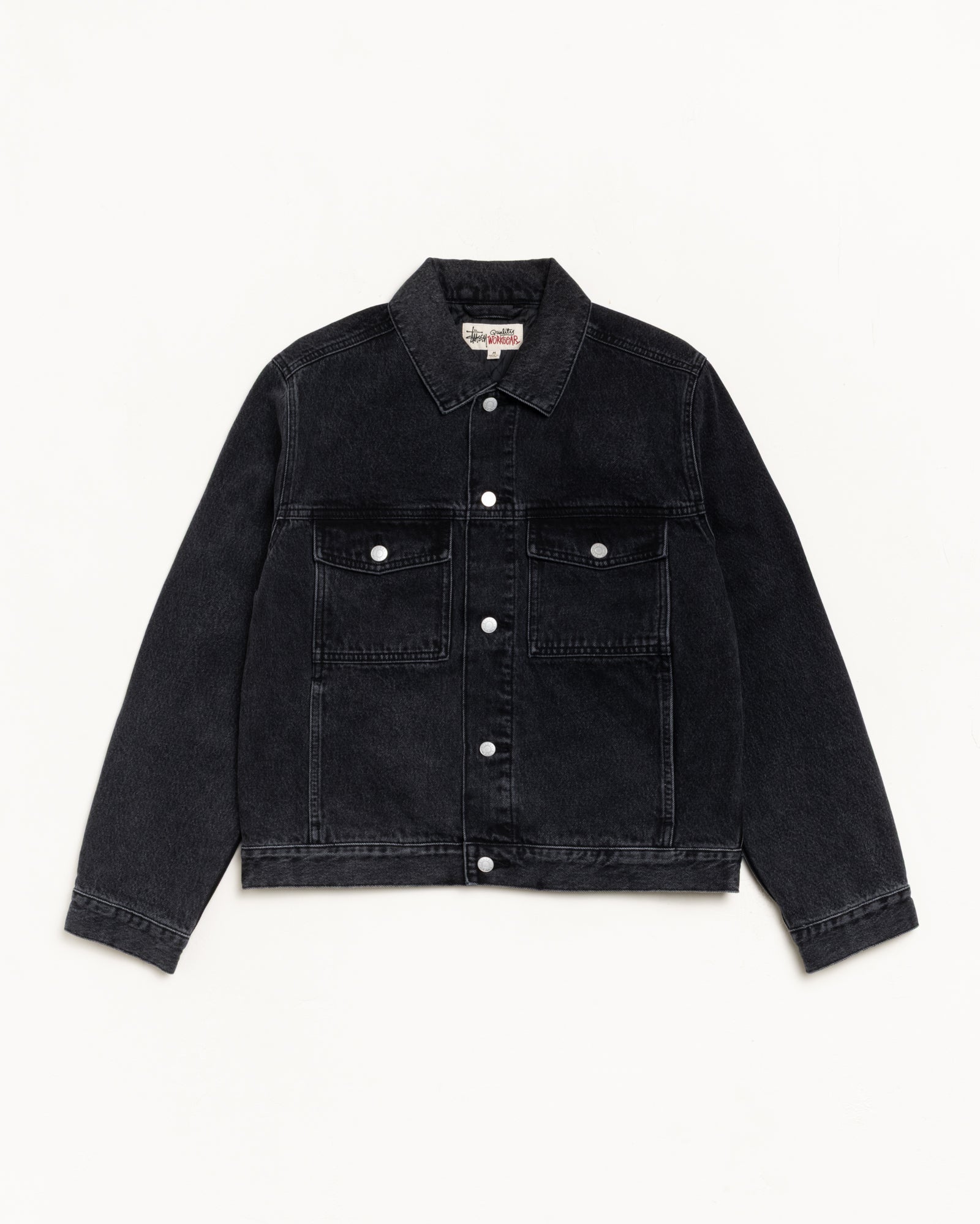 LINED DENIM TRUCKER JACKET - Image 6