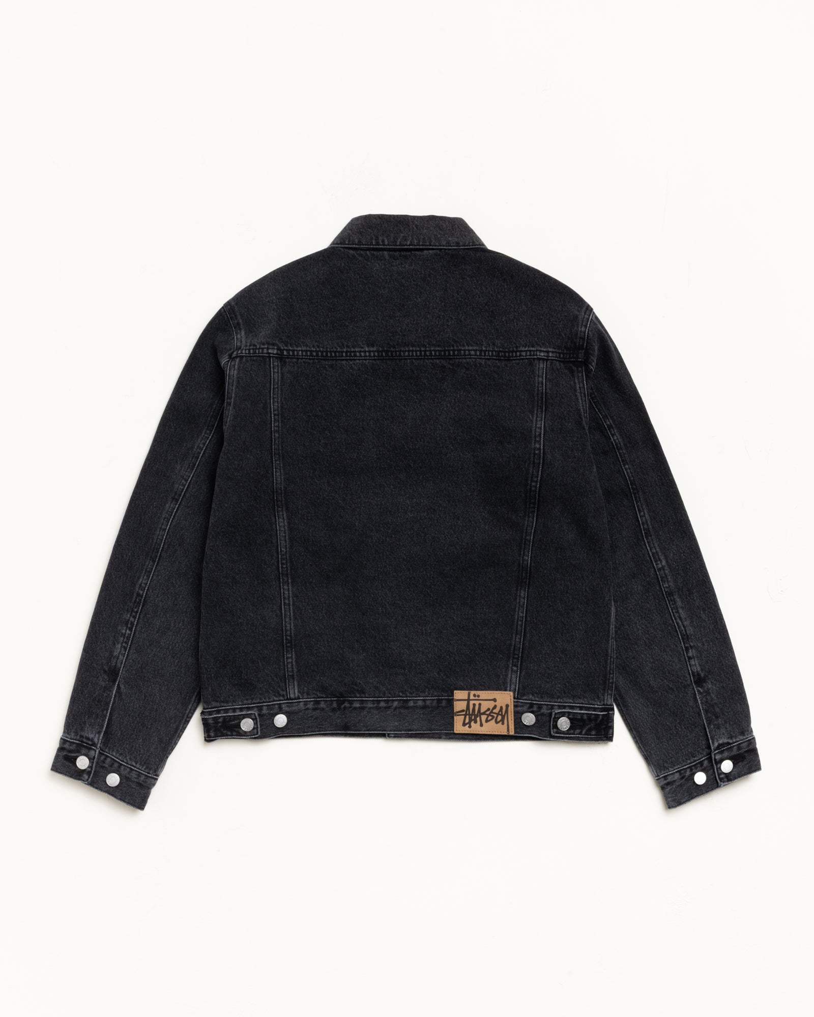 LINED DENIM TRUCKER JACKET - Image 7
