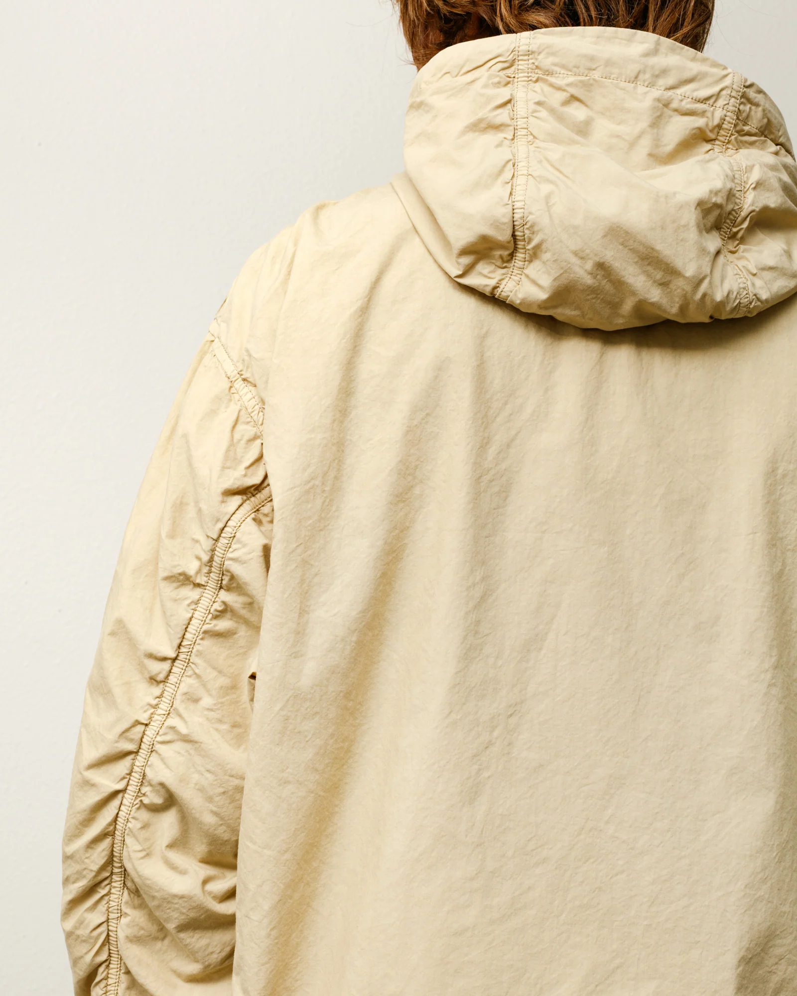 DOUBLE COTTON HOODED JACKET - Image 3