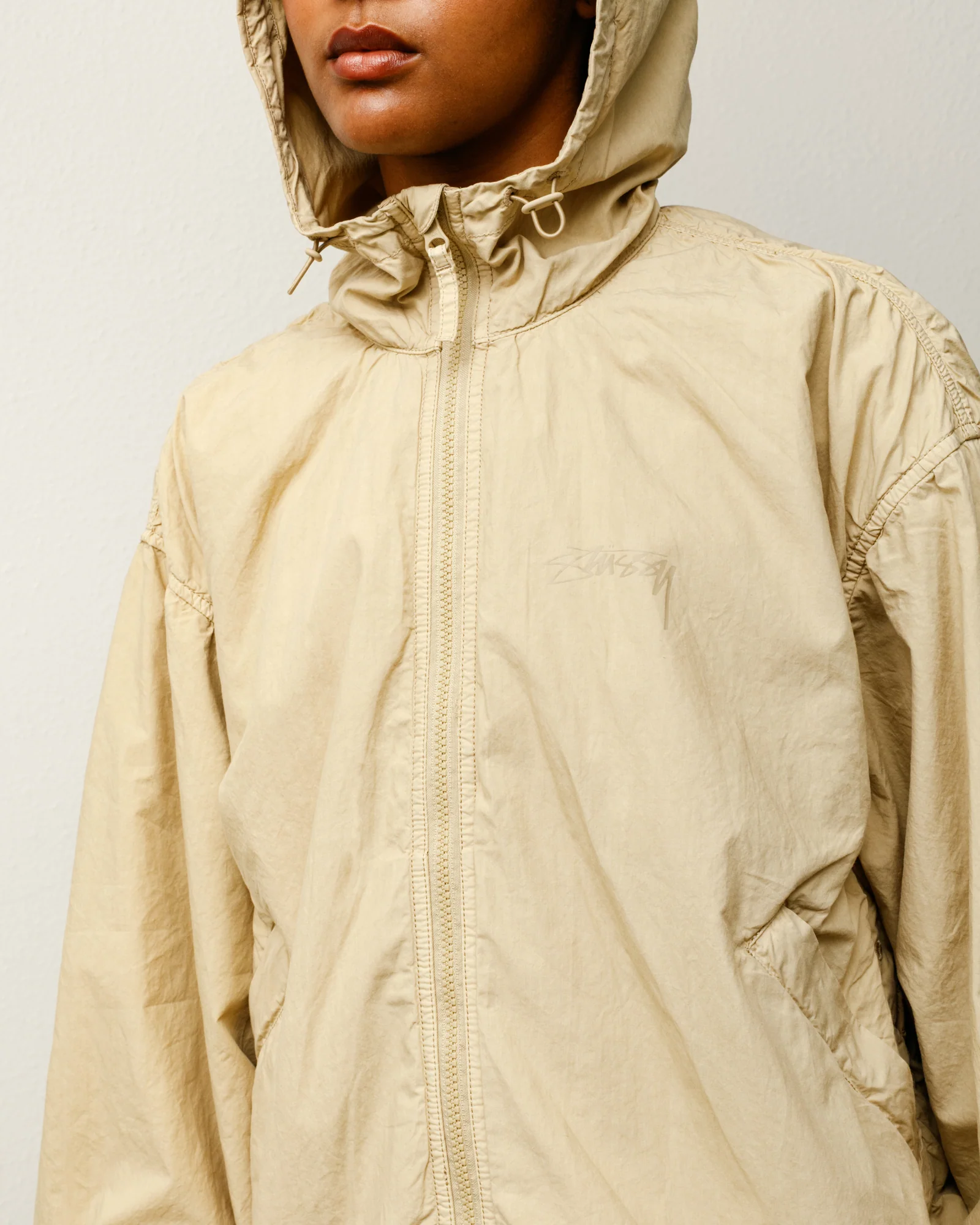 DOUBLE COTTON HOODED JACKET - Image 5