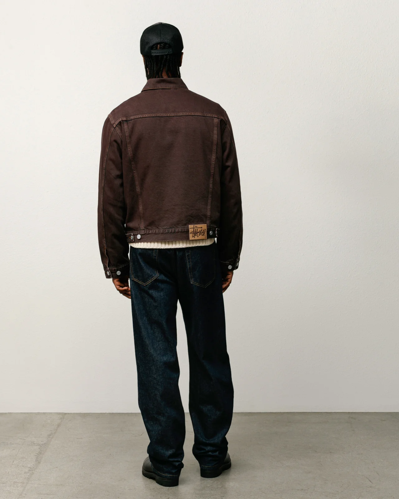 LINED DENIM TRUCKER JACKET - Image 2