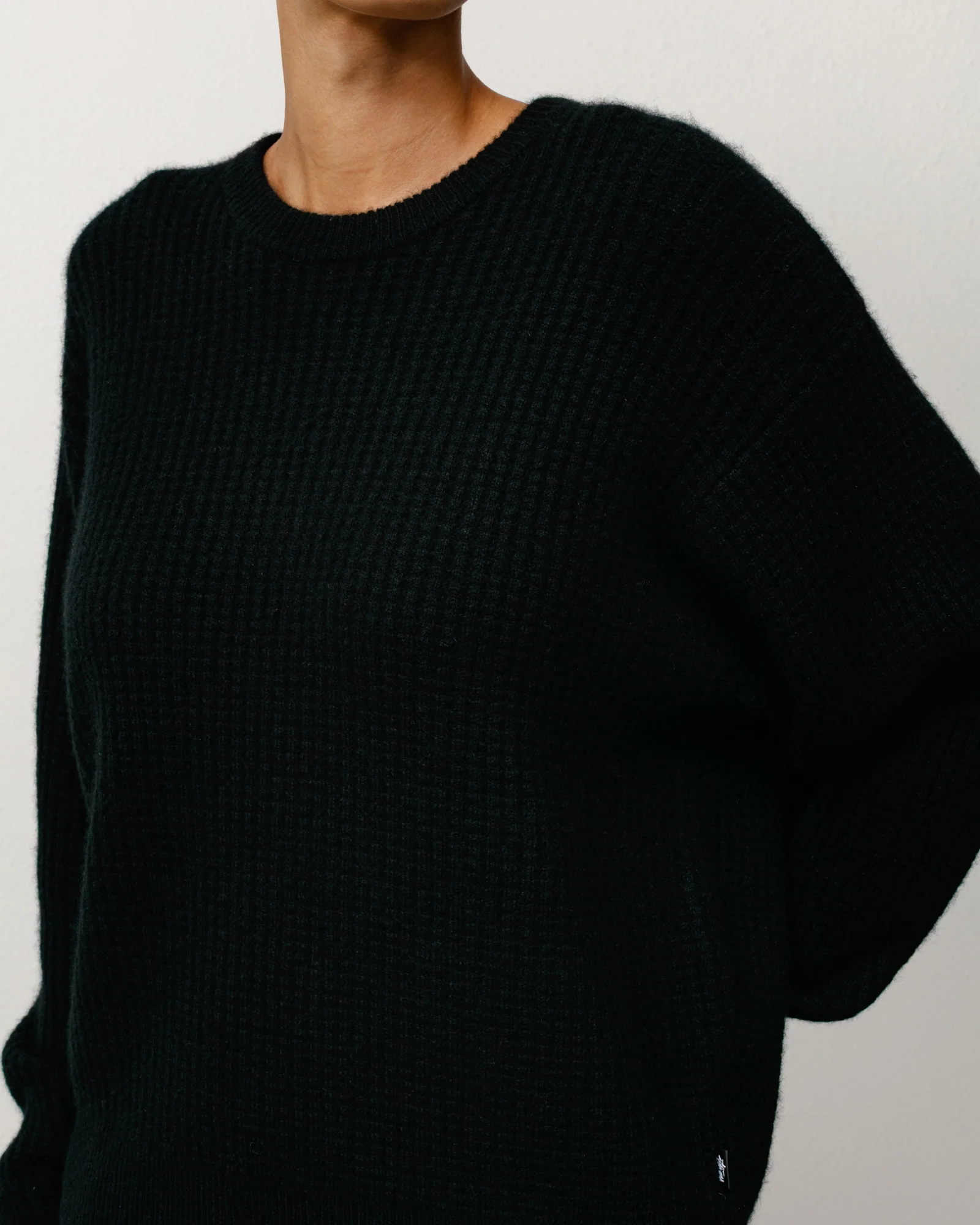 WAFFLE CASHMERE SWEATER - Image 7