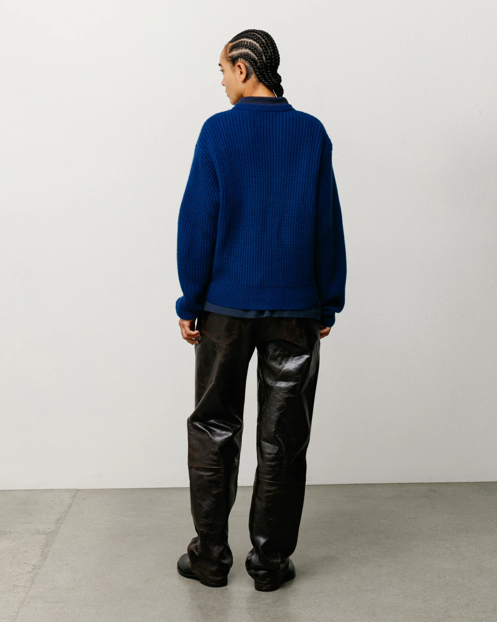 WAFFLE CASHMERE SWEATER - Image 3