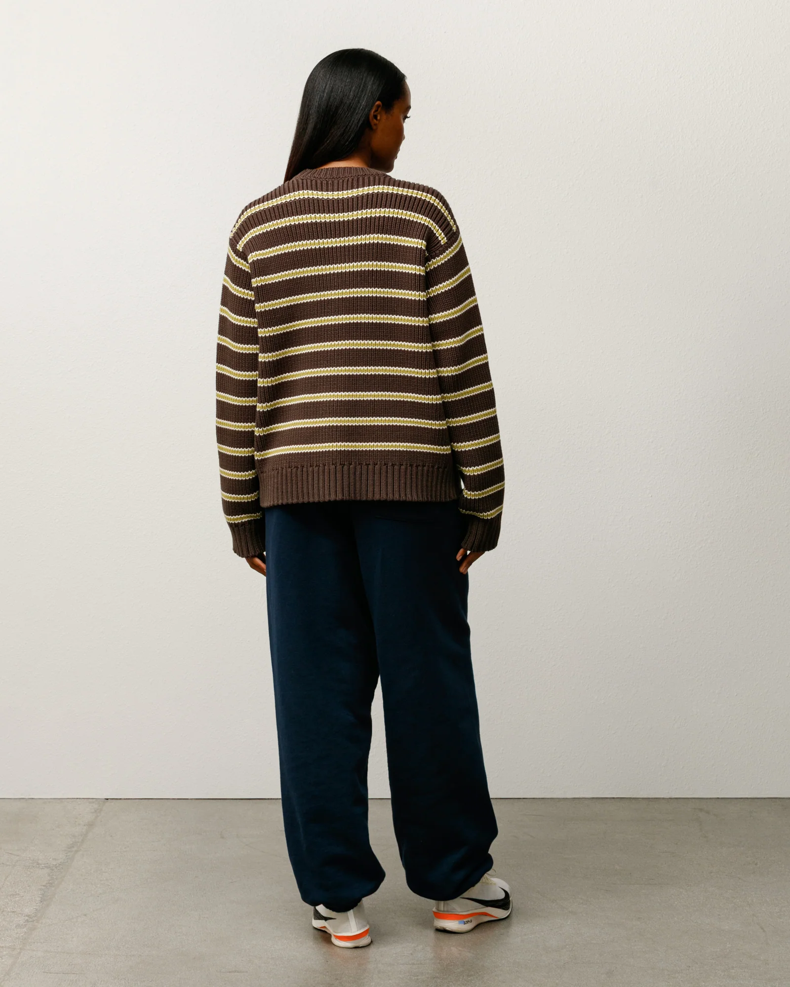 CHUNKY COTTON STRIPE SWEATER - Image 5