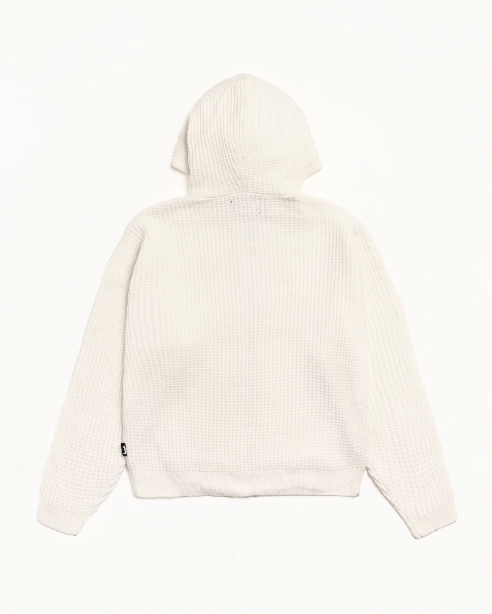 WAFFLE CASHMERE ZIP HOOD SWEATER - Image 5