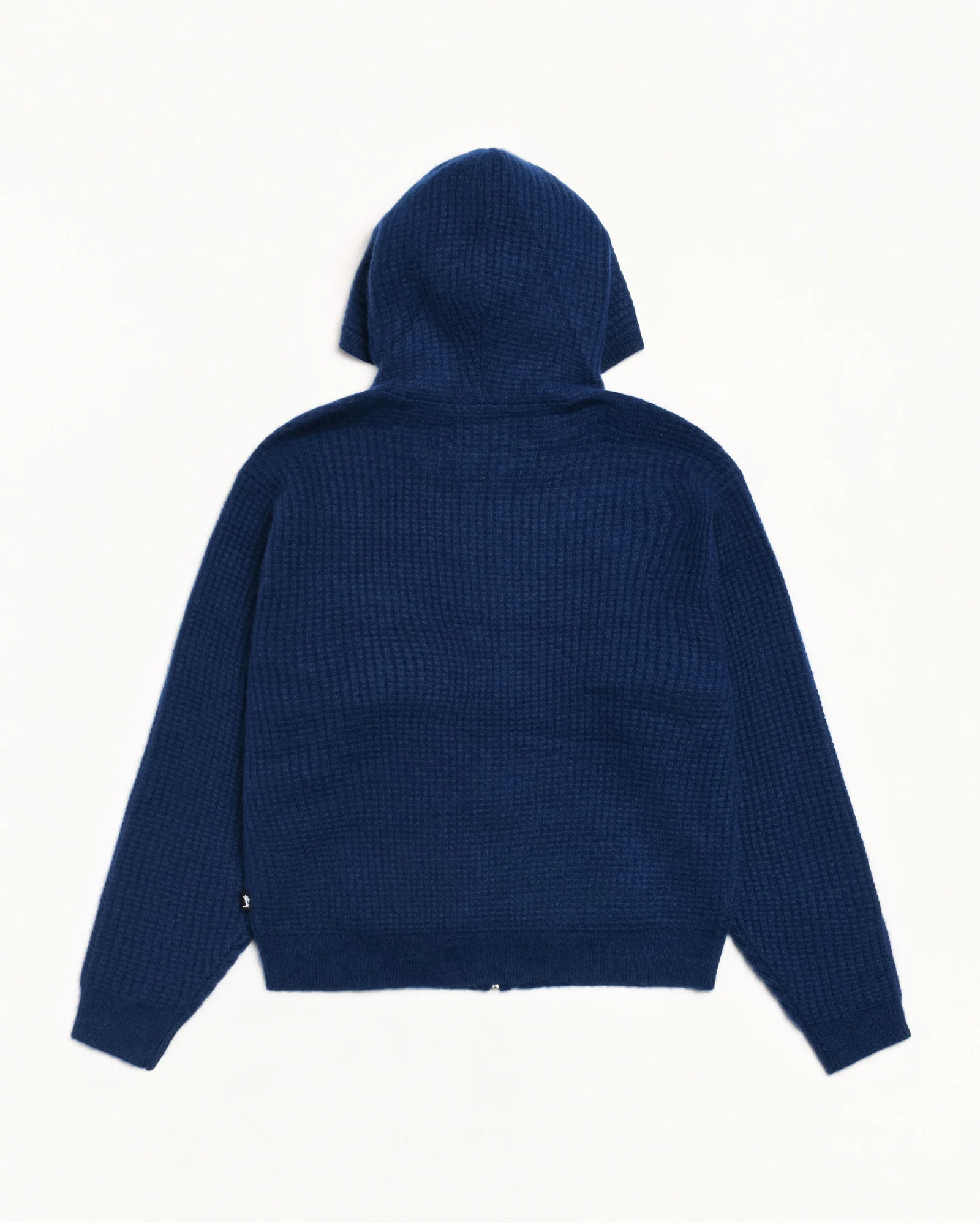 WAFFLE CASHMERE ZIP HOOD SWEATER - Image 7