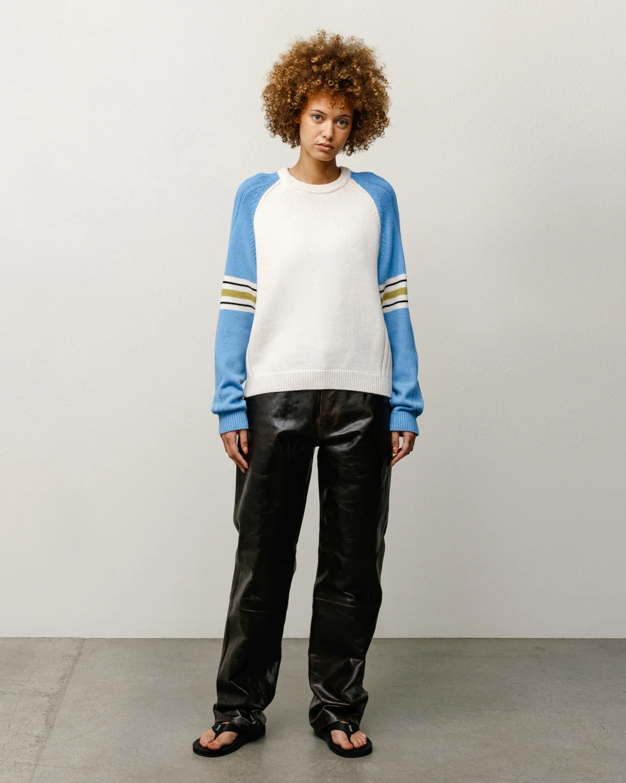STRIPE RAGLAN CREW - Image 3