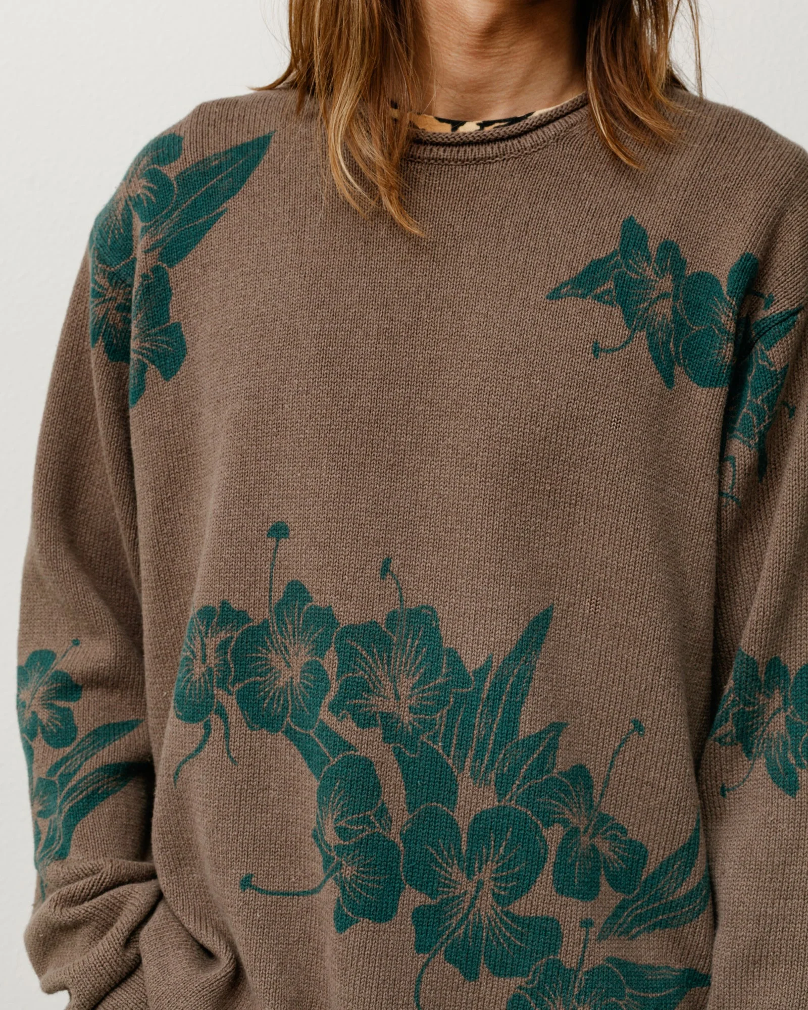 FLORAL ROLL NECK SWEATER - Image 4