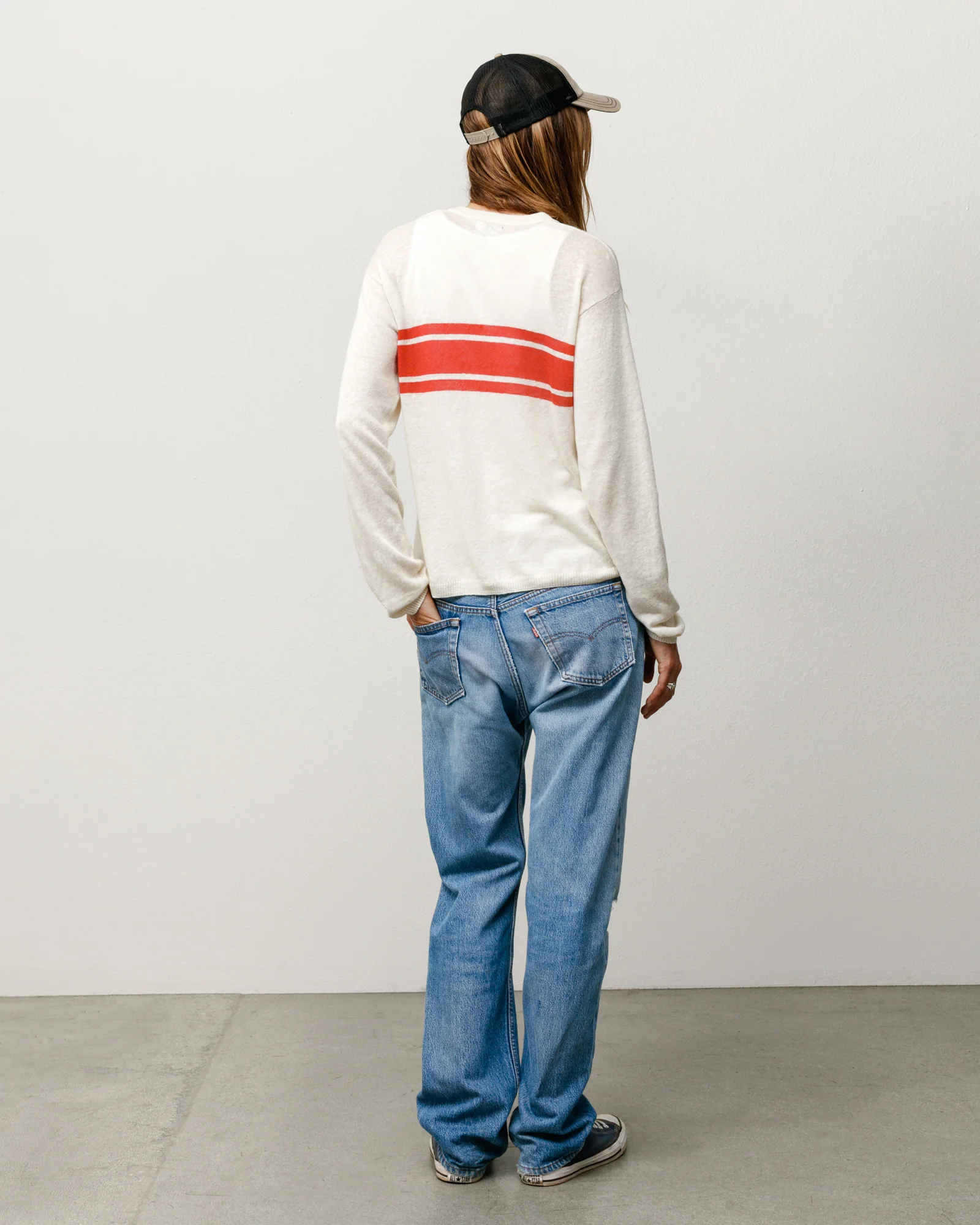 LIGHTWEIGHT STRIPED SWEATER - Image 2