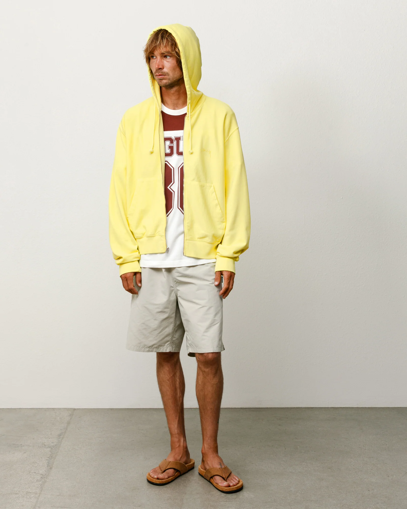 LIGHTWEIGHT TERRY ZIP HOODIE - Image 3