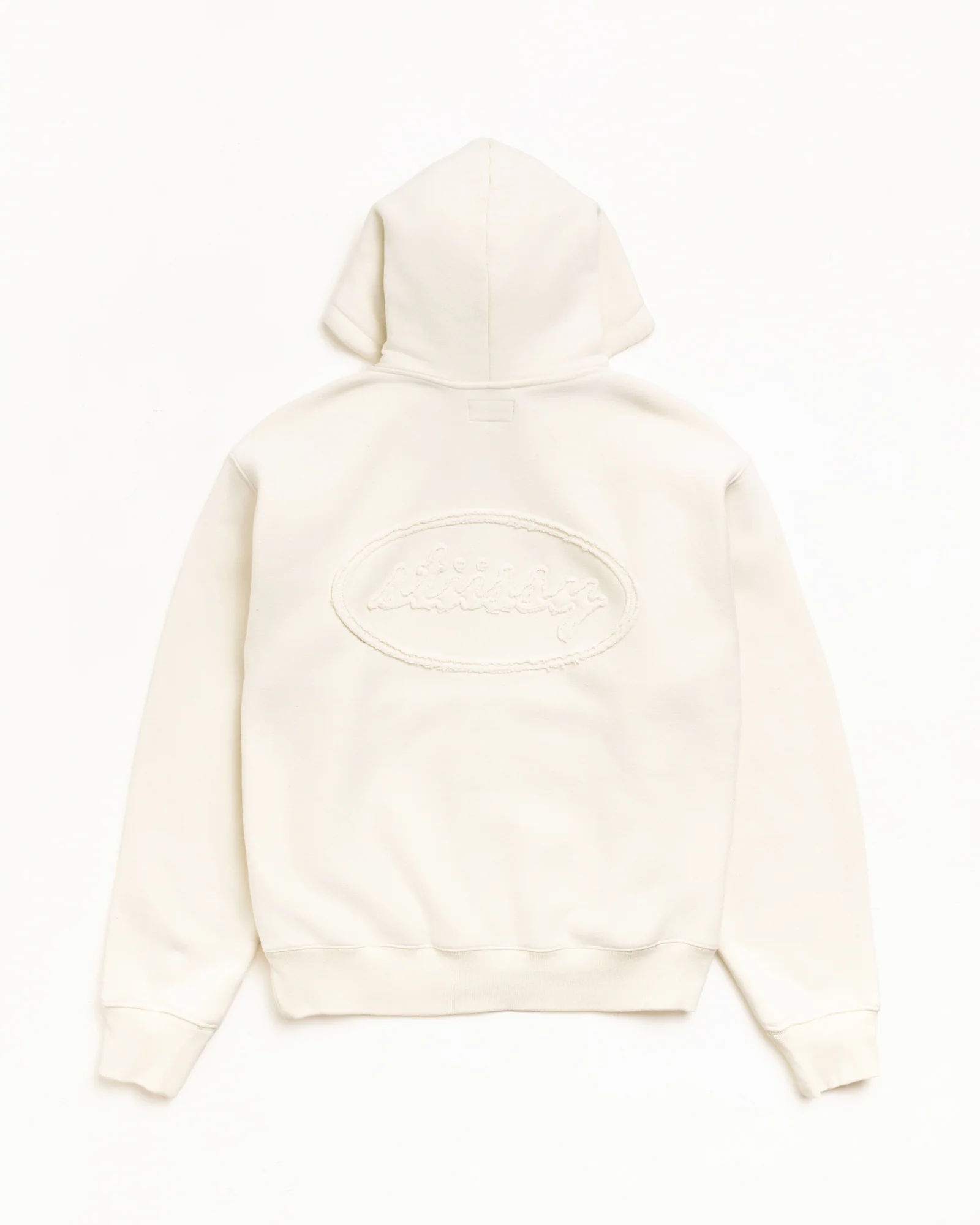 CURSIVE APPLIQUE ZIP HOODIE - Image 2