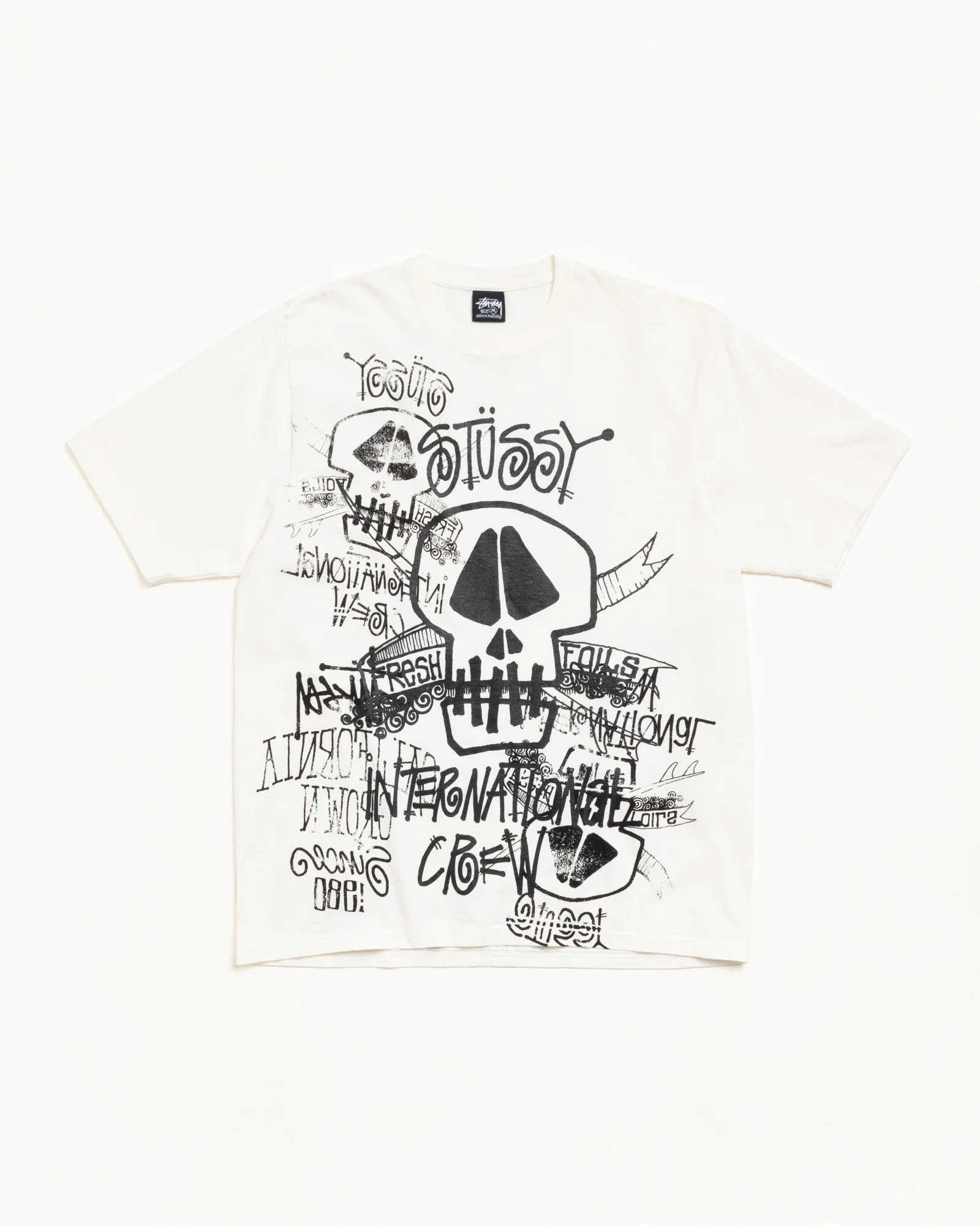 SKULLS TEE PIGMENT DYED