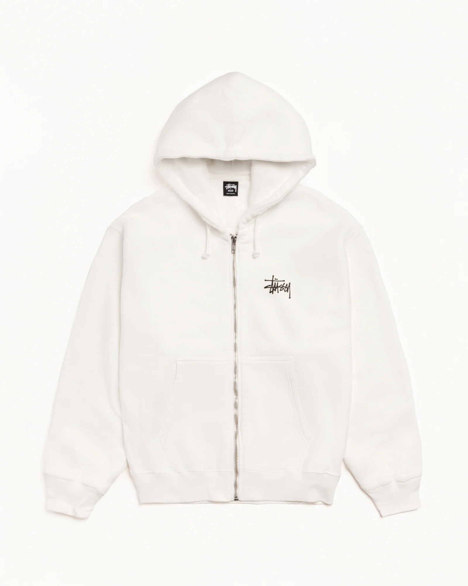 BASIC STÜSSY ZIP HOODIE PIGMENT DYED