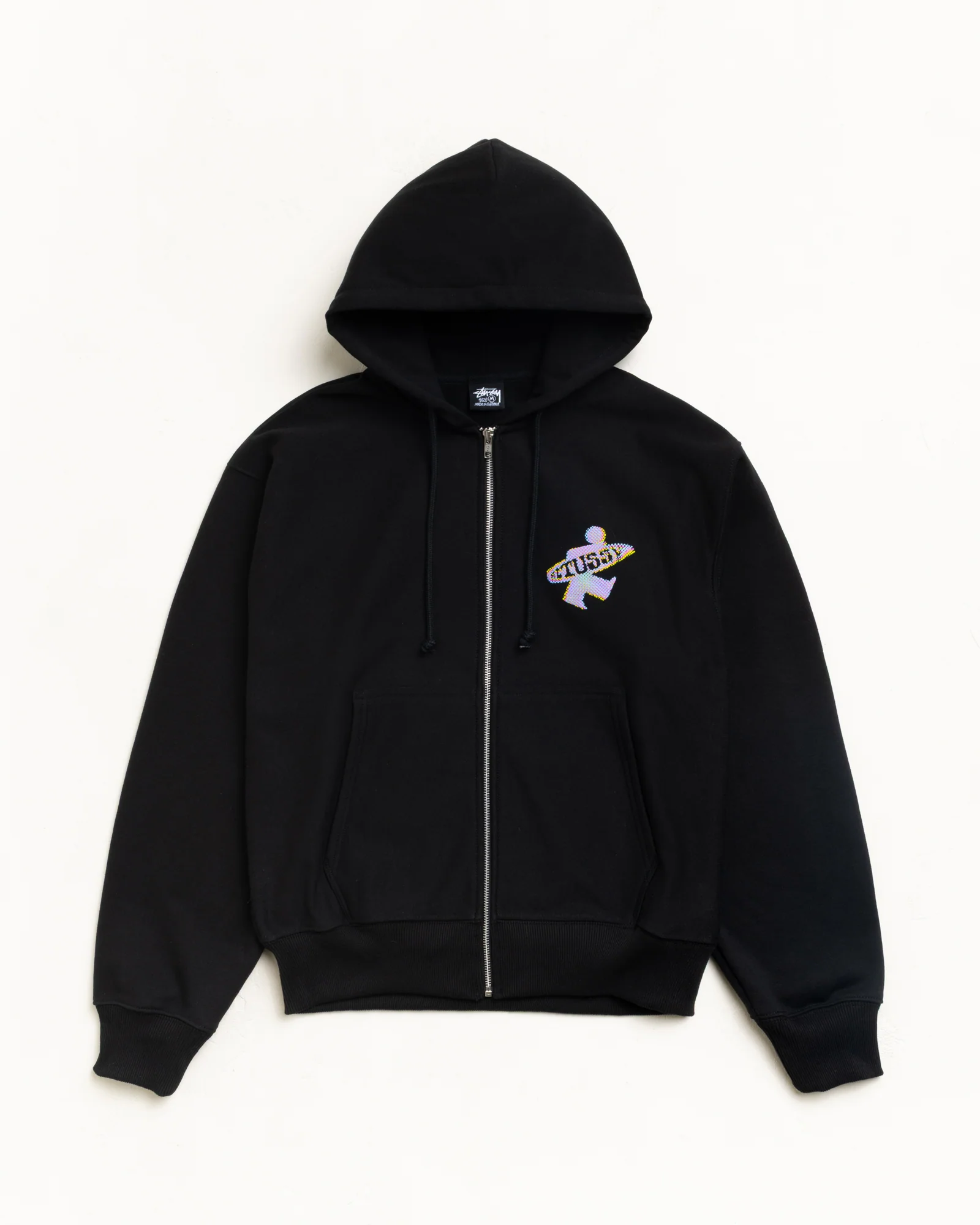 DOT SURF PUFF PRINT ZIP HOODIE